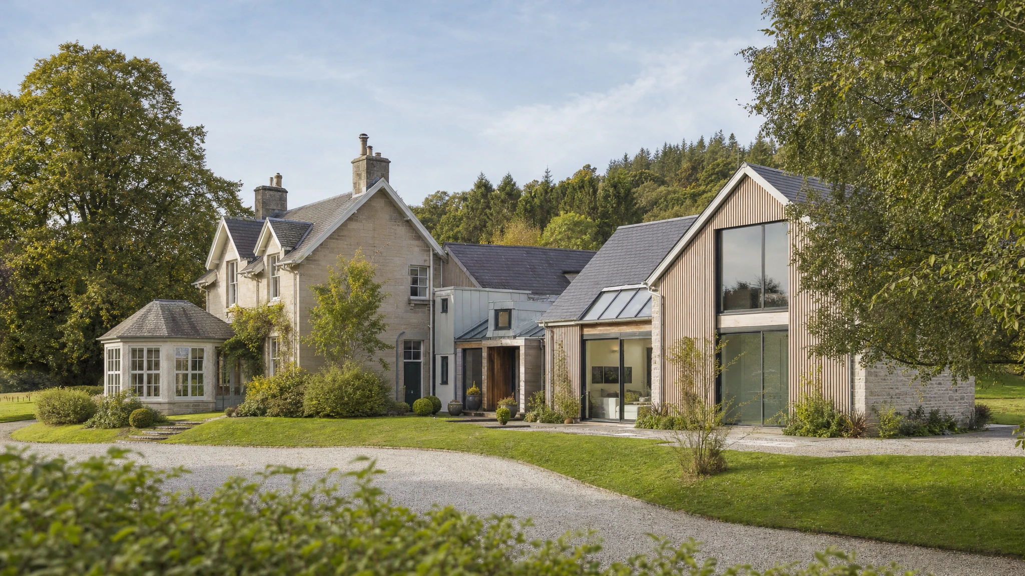 Removals from London to Banchory: A spacious home in the Dee valley at Banchory, Royal Deeside