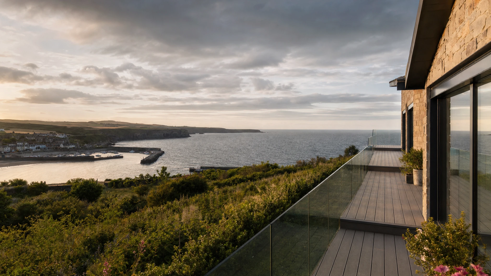 Removals from London to Stonehaven: A home above Stonehaven harbour and the Aberdeenshire coast